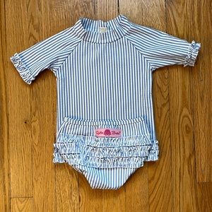 Ruffle Butts, Two piece, seersucker, never worn